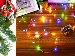 10m RGB Tråd LED-strip, 100 LEDs MultiFärg