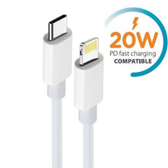 2M Snabbladdning 20W iPhone kabel för iPhone 11/12/13/ 14 USB-C till Lightning