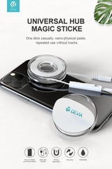 4-Pack Devia Universalhållare Magiska Sticker - Transparent