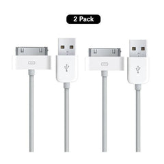 2-Pack iPhone 4s Laddningskabel iPad 1,2,3 /iPod/iPhone 3 ,4 ,4s