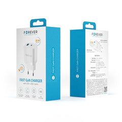 Snabbladdare för iPhone / Samsung 33W PD USB-C, USB för Väggladdare