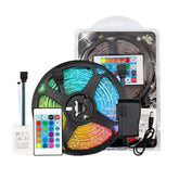 4.5m RGB led-strip med adapter och fjärrkontroll