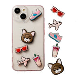 5-pack dekorativa 3D-klistermärken – för mobilskal och andra tillbehör