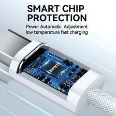 iPhone 17/16/15-kompatibla 60W USB-C To USB-C PD Snabbladdning kabel