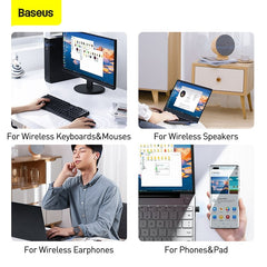 Baseus BA04 Bluetooth 5.1 USB-adapter – Trådlös anslutning upp till 20m