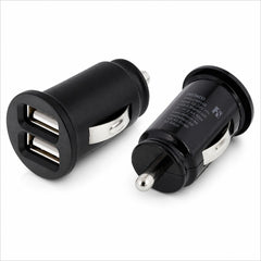 DELTACO Dubbel USB Billaddare 2.4A – 2x USB-A 12V/24V