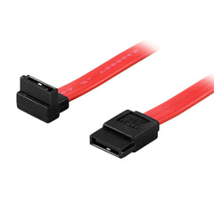 DELTACO SATA/SAS Kabel 0.3m – Vinklad (Upp) till Rak