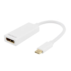 DELTACO USB-C till DisplayPort Adapter 4K 60Hz, USB 3.1 Type-C till DP 19-pin