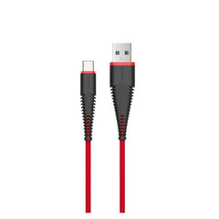 DEVIA 2Amp Flat Typ- C kabel för Smartphones - 1m