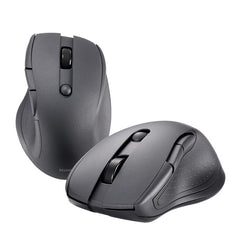 Deltaco Bluetooth Silent Trådlös Mus – Ergonomisk, 800–1600 DPI, Svart