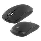 Deltaco Bluetooth Silent Trådlös Mus – Ergonomisk, 800–1600 DPI, Svart