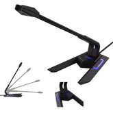 Deltaco USB Desktop Mikrofon – 100Hz–1kHz – -21dB – Justerbar – Plug & Play