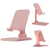 Devia EL161 Justerbart Hopfällbart Mobil- & Surfplattehållare – Rosa