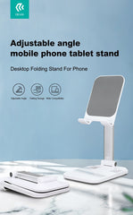 Devia EL161 Justerbart Hopfällbart Mobil- & Surfplattehållare – Rosa