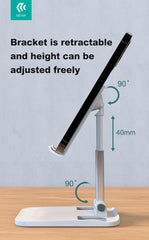 Devia EL161 Justerbart Hopfällbart Mobil- & Surfplattehållare – Rosa