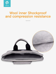 Devia Justyle MacBook / Laptopväska 13,3–14,2" – Vattentät & Stötsäker, Svart