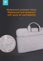 Devia Justyle MacBook / Laptopväska 15.4"–16.2" – Vattentät & Stötsäker, Svart