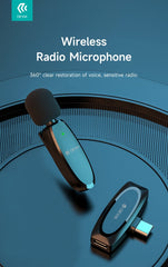 Devia Kintone Trådlös Mikrofon – USB-C (Typ-C) – Kompatibel med iPhone 15/16, Samsung