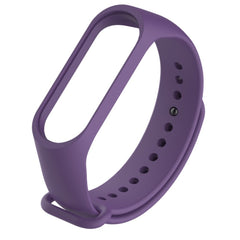 Devia Mjukt TPU Handledsband för Xiaomi Mi Smart Band 4 / Mi Band 3 - Lila
