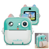 Digitalkamera för Barn Med Thermal Skrivare Bluetooth 4.0 Maxlife MXPC-100 Blå