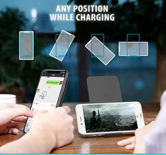 FOREVER 10W Snabb QI Trådlös laddare - För iPhone / Android