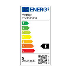 FOREVER RGB LED E14 Glödlampa 5W Ekvivalent 42W 500lm 4000k med Fjärrkontroll