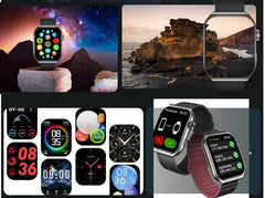 FOREVER Smartklocka Tiron SWM-300 Bluetooth-Samtal Med Extra Rem Amoled 1,96"