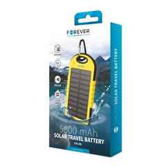 Forever 5000mAh Solen Powerbank till Mobiltelefoner &Surfplattor
