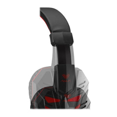 Gaming Headset Hörlurar AULA Prime Stereo Basic - Svart/Röd