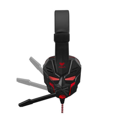 Gaming Headset Hörlurar AULA Prime Stereo Basic - Svart/Röd