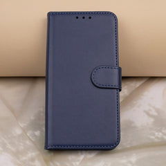 Honor 600 Lite - Book Case Fodral Mobilplånbok Marinblå