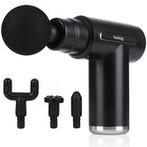 Huslog Laddningsbar Muskelmassager med 4 Massagehuvuden, Professionell Mini Massagepistol