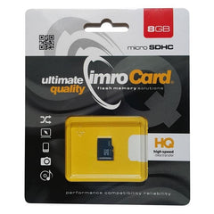 IMRO 8 GB microSDHC Class 10 – Snabbt minneskort