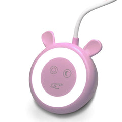 LED Teddy bear skrivbord/nattlampa 3W, 3000/4500/6000K, justerbar, 1200mAh Rosa