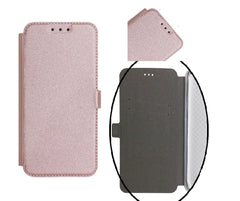 LG K4 2017 - Smart Pocket Fodral Mobilplånbok - RosaGuld