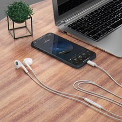 iPhone Kompatibel Lightning Hörlurar med Mikrofon & Volymknappar – Passar iPhone 7–14