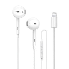 iPhone Kompatibel Lightning Hörlurar med Mikrofon & Volymknappar – Passar iPhone 7–14