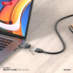 Mini Displayport till HDMI 4K 30HZ adapter för video ljudöverföring XO