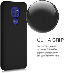 Motorola Moto E7 - Matt TPU Mjuk Skal - Svart