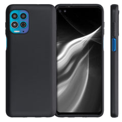 Motorola Moto G100 5G - Matt TPU Mjuk Skal - Svart
