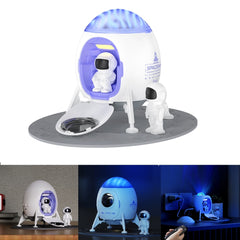 LED-projektor XO CF38 – Stjärnor och galaxer med Bluetooth-högtalare, vit