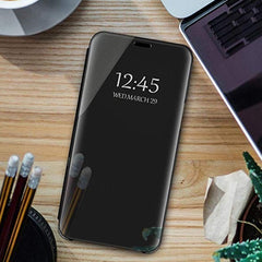 Redmi Note 9 Pro / Redmi Note 9S -Smart Clear View Fodral -Svart