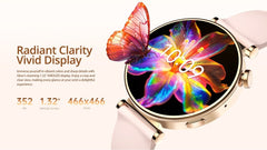 Riversong Smartklocka GLOW SW906 Bluetooth-samtal med extra rem Rosaguld