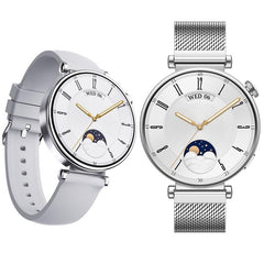 Riversong Smartklocka GLOW SW906 Bluetooth-samtal med extra rem Silver