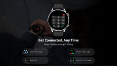 Riversong Smartklocka Motive 6C PRO Bluetooth-Samtal Space Gray