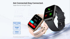 Riversong Smartklocka Motive 6 PRO Bluetooth-Samtal rosa guld