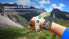 Riversong Smartklocka Motive 8s Bluetooth-Samtal Space Gray