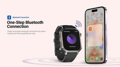 Riversong Smartklocka Motive 8s Bluetooth-Samtal Space Gray