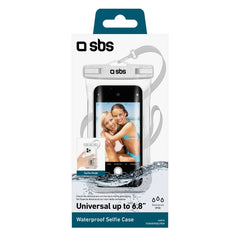 SBS Vattentätt Mobilskal IPX8 – Selfie Case upp till 6.8” med Handgrepp & Halsrem