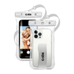 SBS Vattentätt Mobilskal IPX8 – Selfie Case upp till 6.8” med Handgrepp & Halsrem